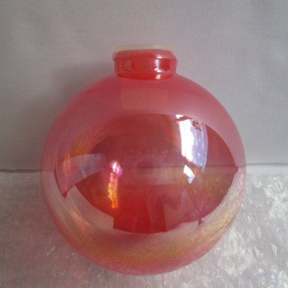 9 BARCANA Pink Iridescent Plastic Ornament Globe Light Covers CANADA Vintage 3" - Picture 4 of 12